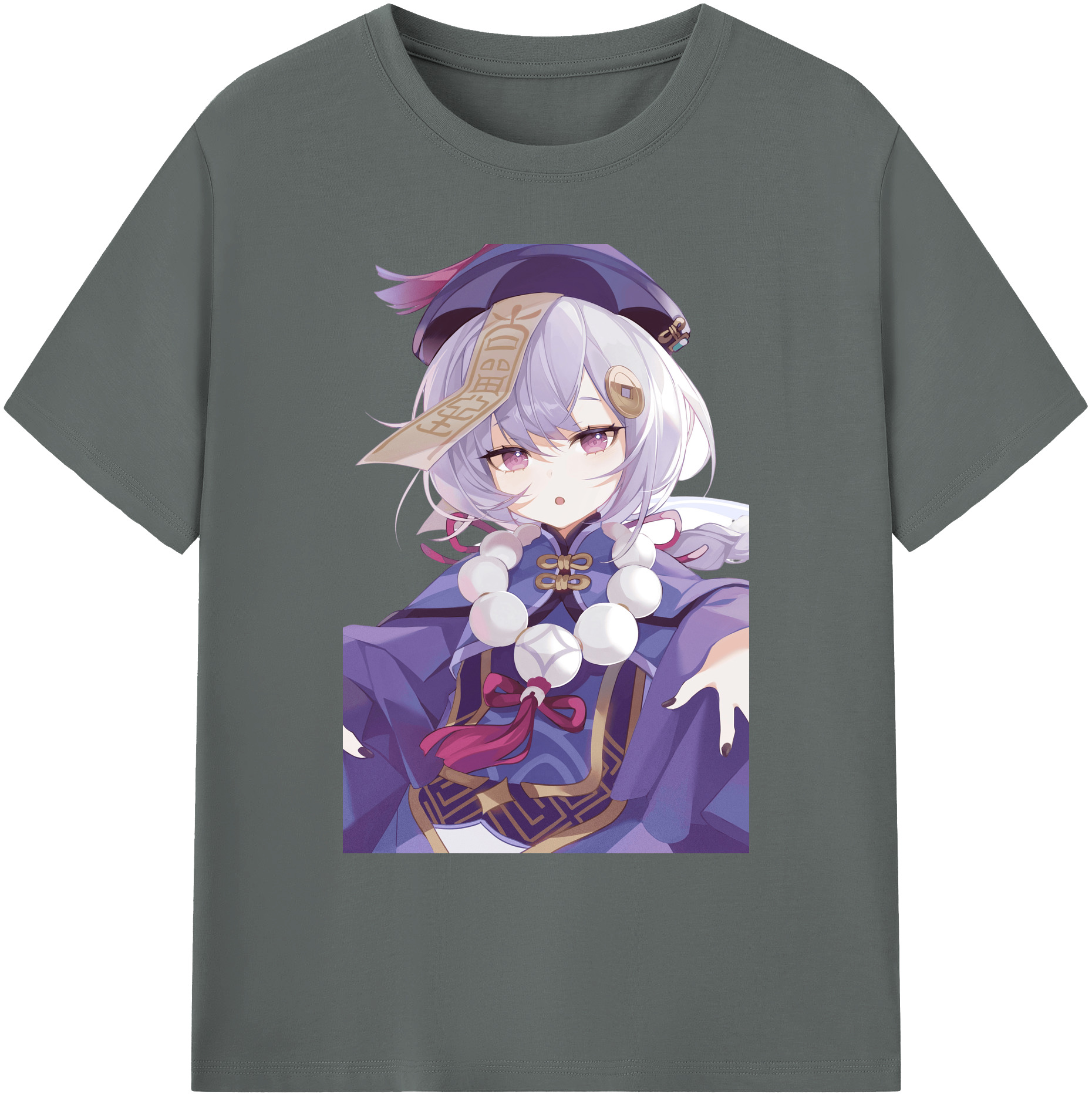 げんし神 七七 なな  genshin Nana 綿100％ メンズ半袖Tシャツ｜肌触りやわらか＆通気性